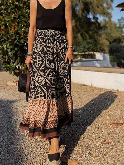 Cassey - Boho Maxi Nederdel
