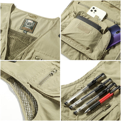Marius - Praktisk Multi-lomme Vest