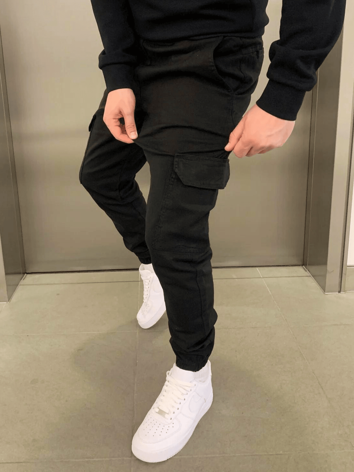Laurent - Slank Cargo Joggers