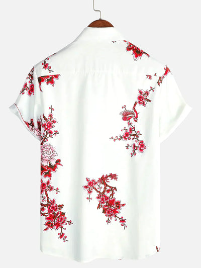 Willy - Farverig Blomsterskjorte