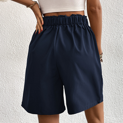 Idun - Højtaljede Plisserede Shorts
