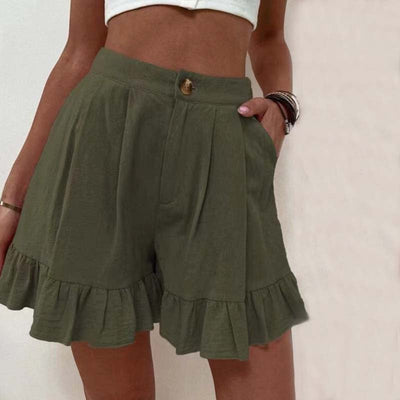 Kissha - Chic Højtalje Shorts