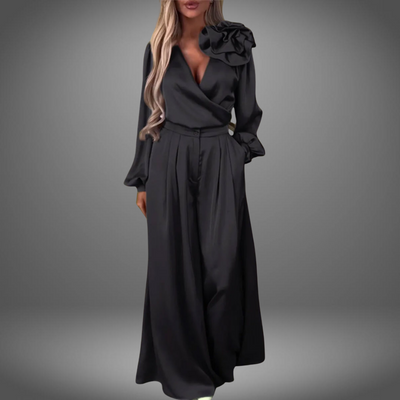 Lina - Elegant Satin Sæt
