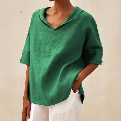 Lhinee - Afslappet Elegance Bluse