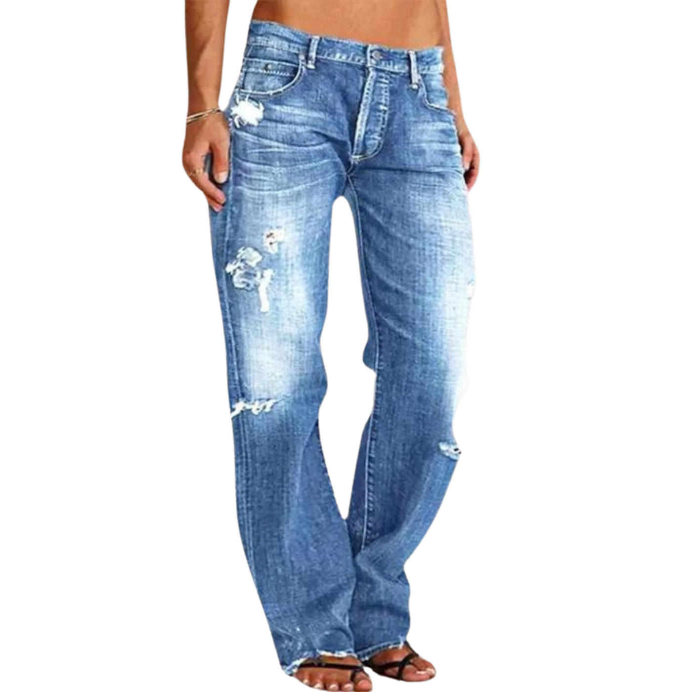 Lisbet - Afslappede Denimjeans Til Sommer