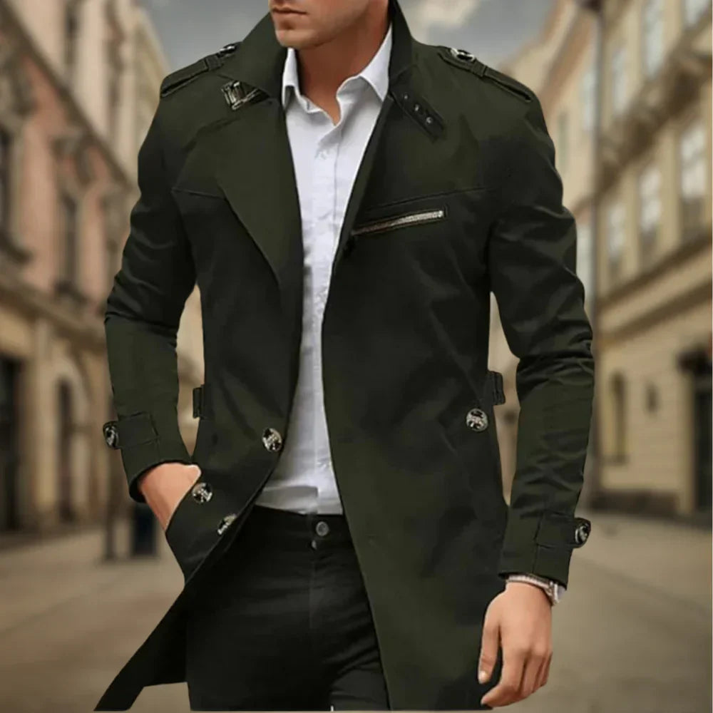 William - Tidløs Dobbelt Trenchcoat