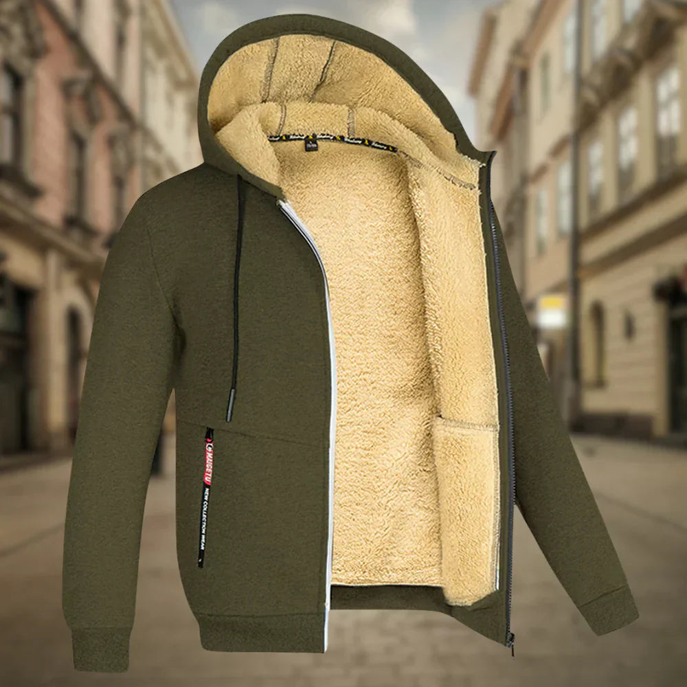 Fabian - Varm Fleece Hættejakke