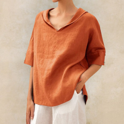 Lhinee - Afslappet Elegance Bluse