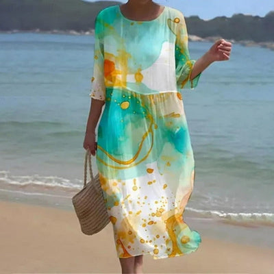 Martha™ | Elegant Blomstret Kjole