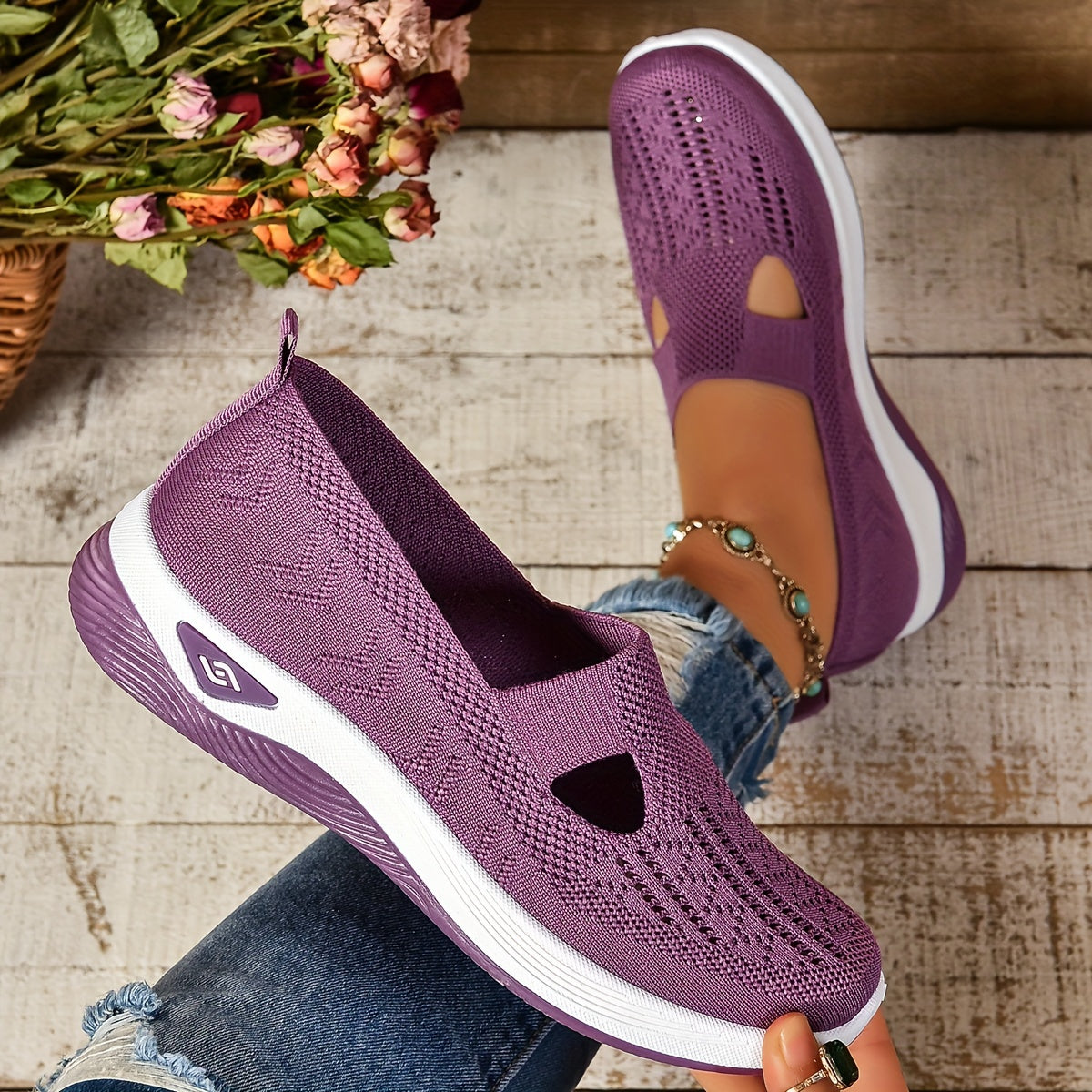 Poppy - Komfortable Slip-On Sko