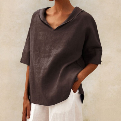 Lhinee - Afslappet Elegance Bluse