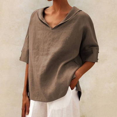 Lhinee - Afslappet Elegance Bluse