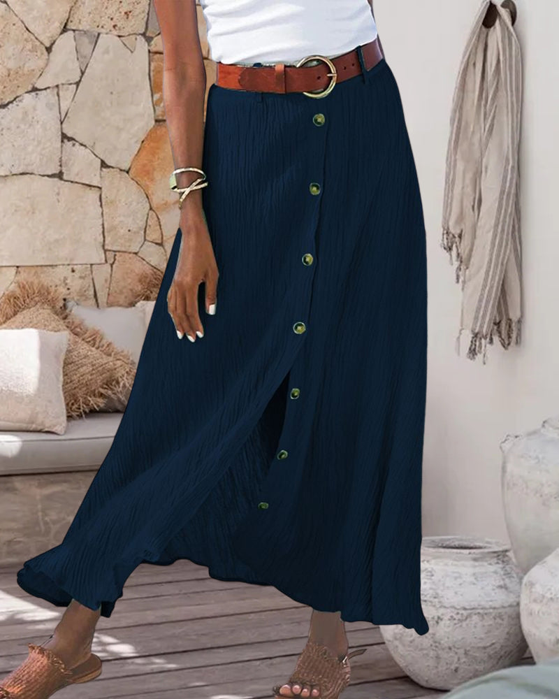 Syndy - Elegant Knap Skirt