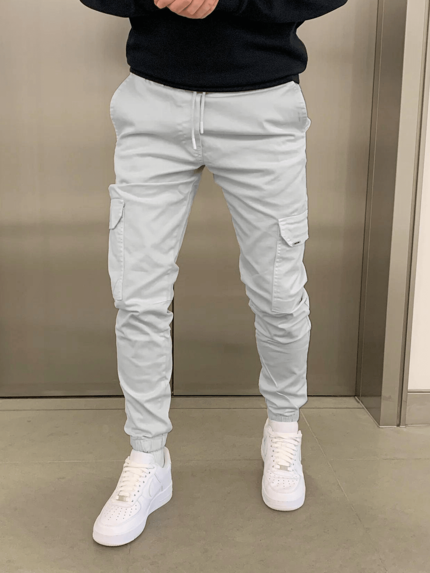 Laurent - Slank Cargo Joggers