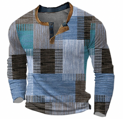 Henrik - Stilfuld Geometrisk Skjorte