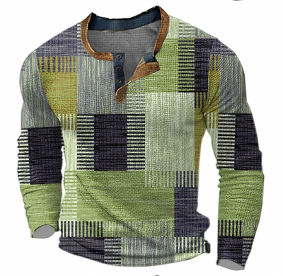 Henrik - Stilfuld Geometrisk Skjorte