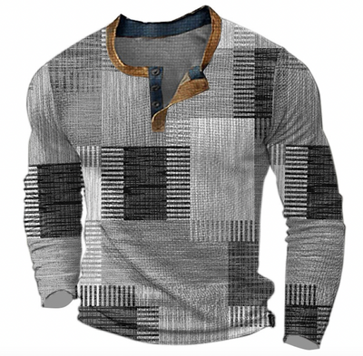Henrik - Stilfuld Geometrisk Skjorte