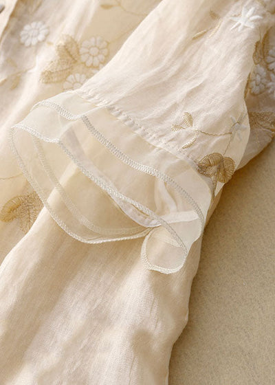 Gitte - Broderet Elegance Bluse