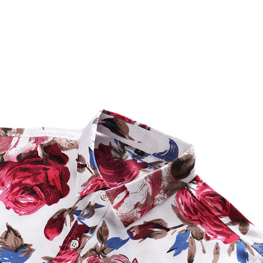 Henry - Elegant Blomster Skjorte