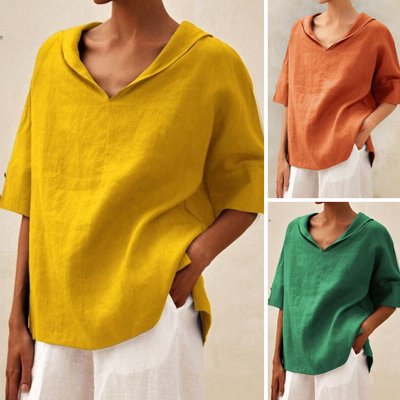 Lhinee - Afslappet Elegance Bluse