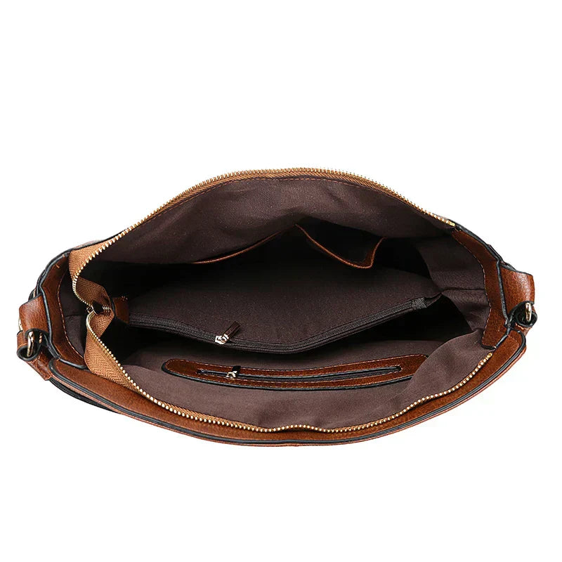 Harriet - Vintage Vegan Skuldertaske