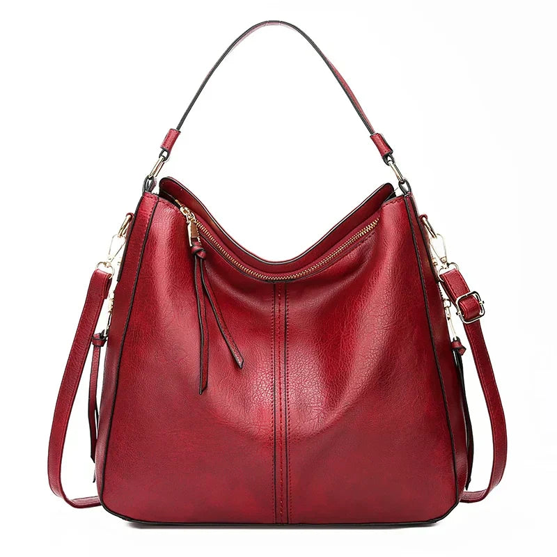 Harriet - Vintage Vegan Skuldertaske