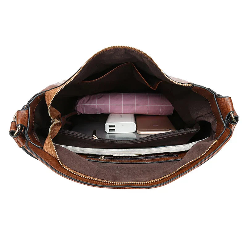 Harriet - Vintage Vegan Skuldertaske
