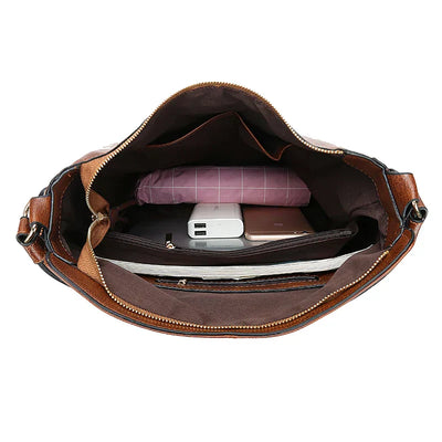 Harriet - Vintage Vegan Skuldertaske