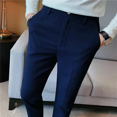 Helge - Slim-Fit Bukser Med Elegance