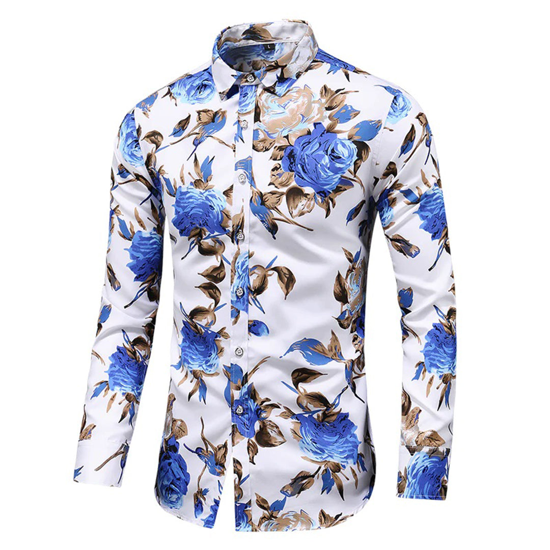 Henry - Elegant Blomster Skjorte