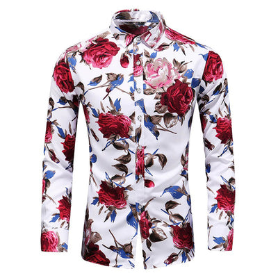 Henry - Elegant Blomster Skjorte