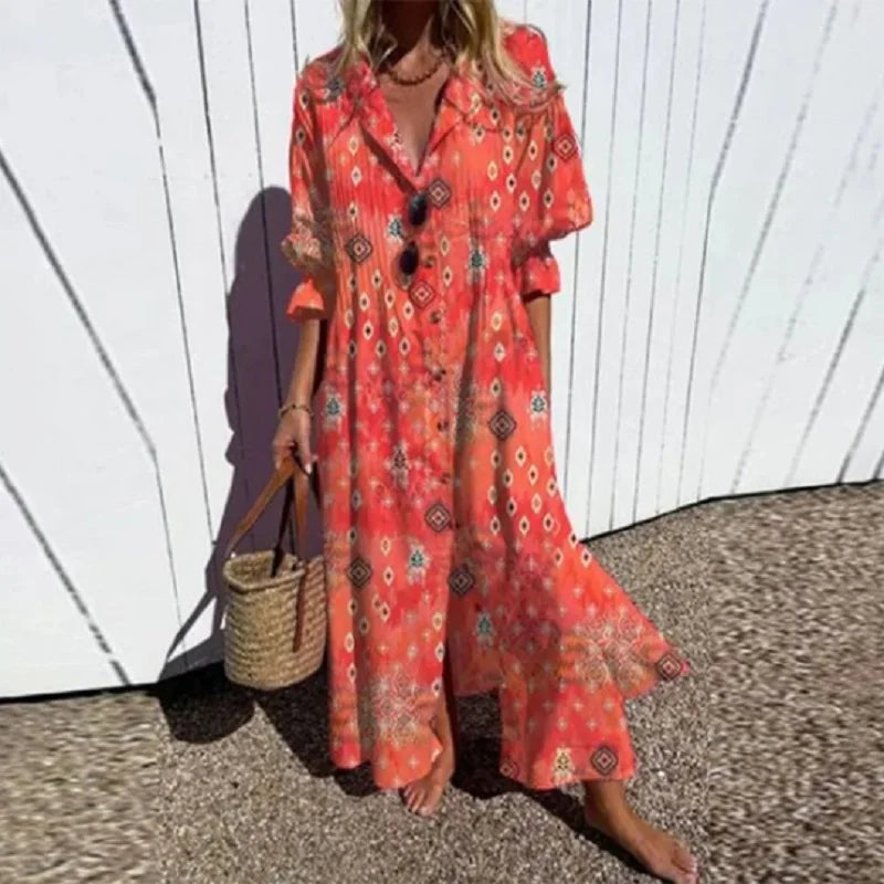 Billie - Boho Maxi Kjole