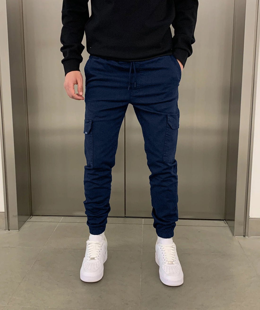 Laurent - Slank Cargo Joggers