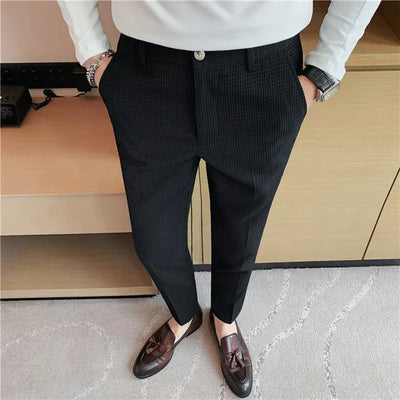 Helge - Slim-Fit Bukser Med Elegance
