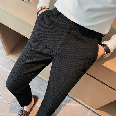 Helge - Slim-Fit Bukser Med Elegance