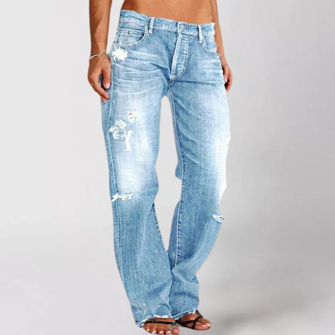 Lisbet - Afslappede Denimjeans Til Sommer