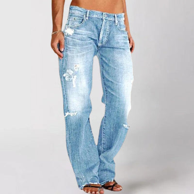Lisbet - Afslappede Denimjeans Til Sommer