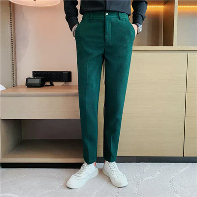 Helge - Slim-Fit Bukser Med Elegance