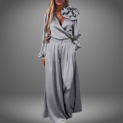 Lina - Elegant Satin Sæt