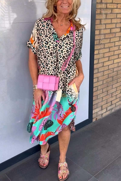 Svala - Trendy Leopard Kjole