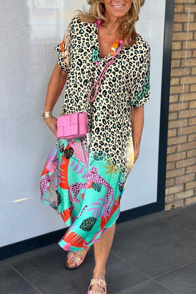 Svala - Trendy Leopard Kjole