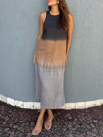 Stine - Elegant Print Kjole