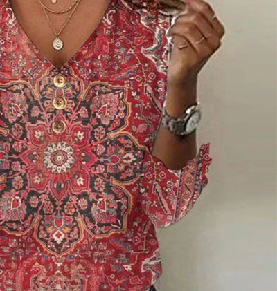 Karina - Boho Vintage Bluse