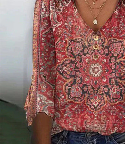 Karina - Boho Vintage Bluse